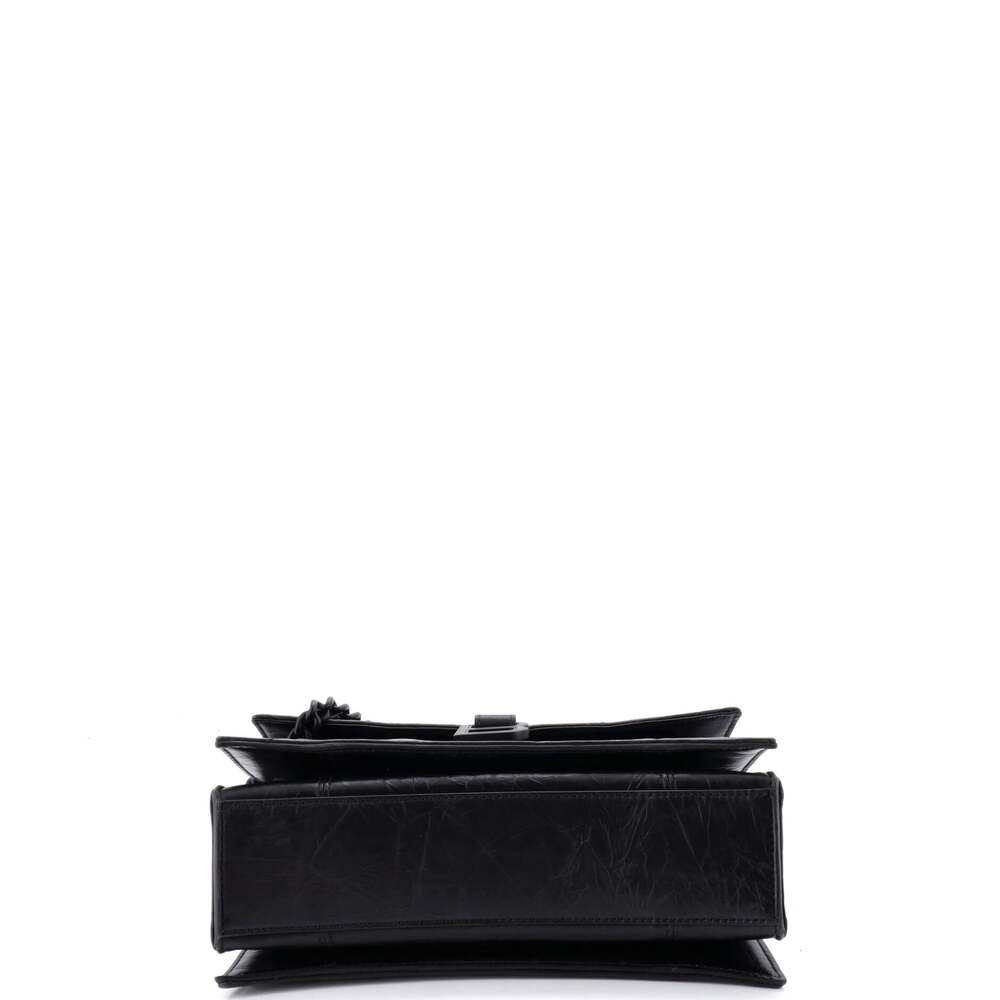 Balenciaga Crush Chain Flap Bag Quilted #243403B13B - Picture 4 of 7